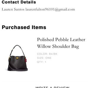 Coach Willow shoulder bag